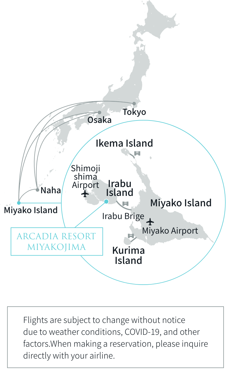 Miyakojima & All-Japan Map