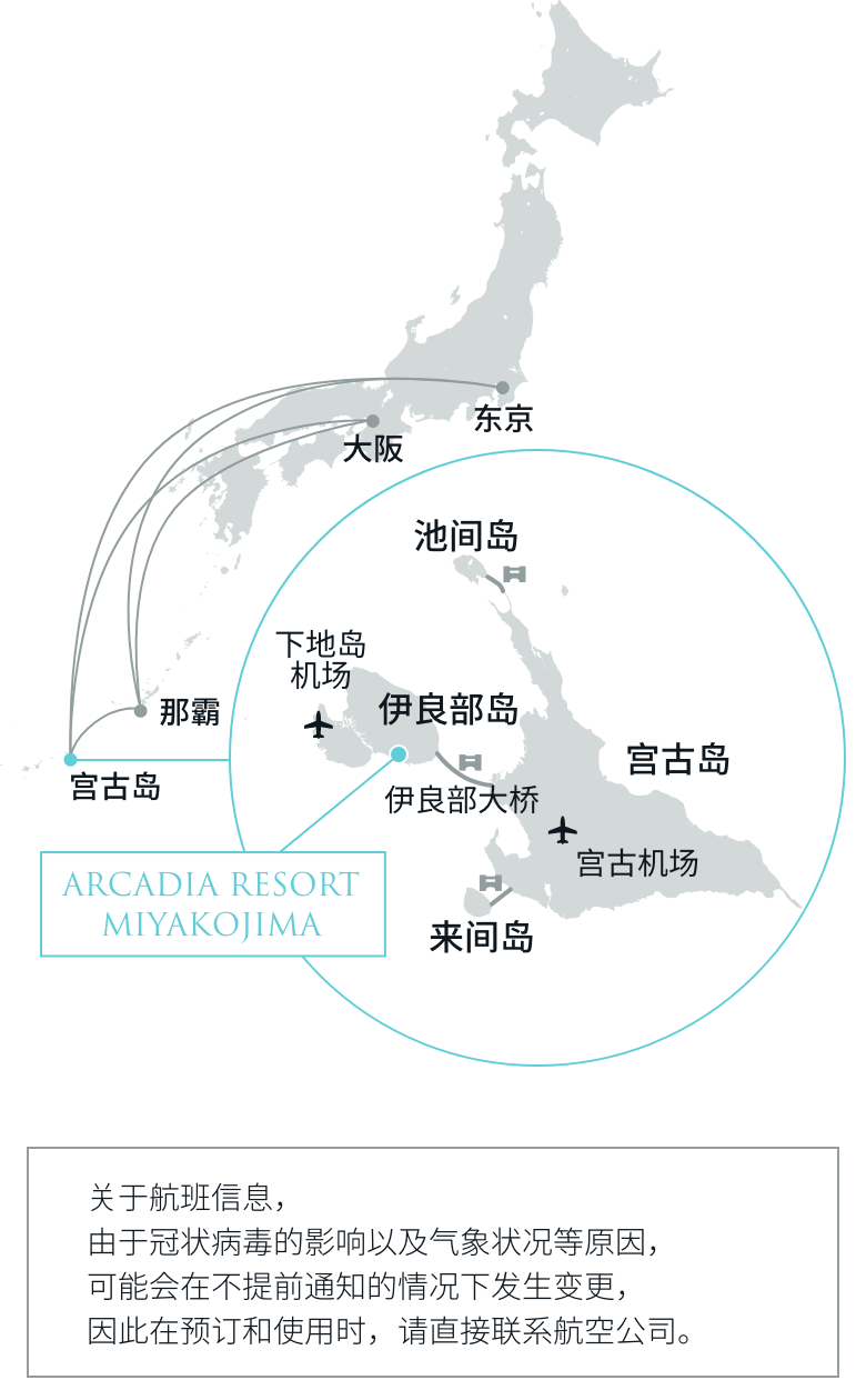 宫古岛和日本整体地图