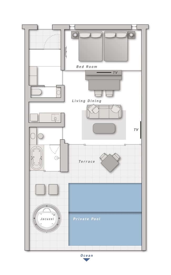ラグジュアリースイート フロアプラン